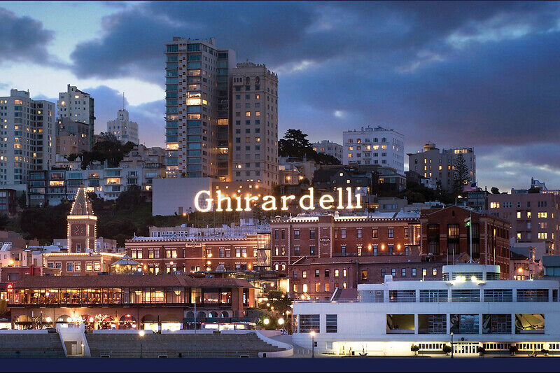 Ghirardelli Square, достопримечательность Лос-Анджелеса