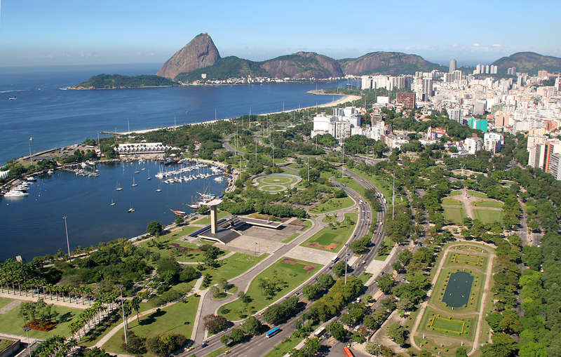 Парк Фламенго интересное место в Рио де Жанейро