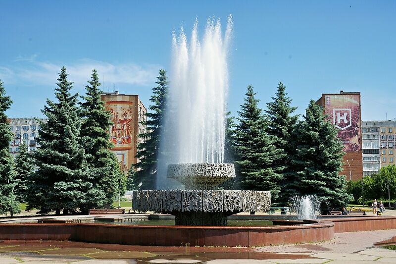 Поющий фонтан Новокузнецк