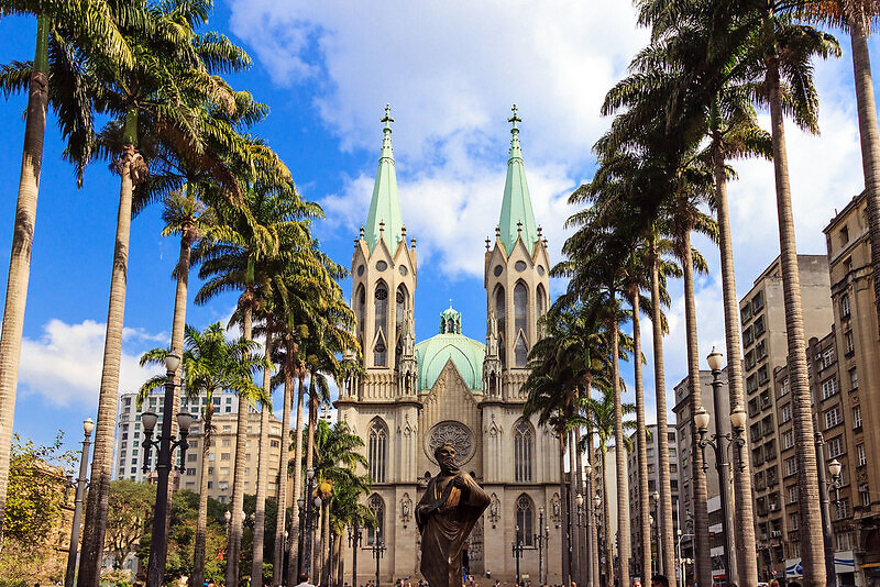Sao Paulo Cathedral, гид по достопримечательностям Сан-Паулу