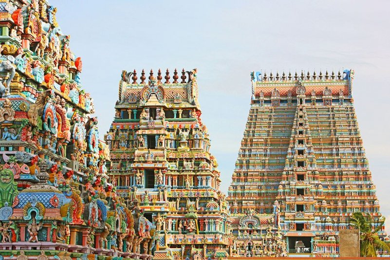 Шри Храм Ранганатхи в Шрирангаме, Индия