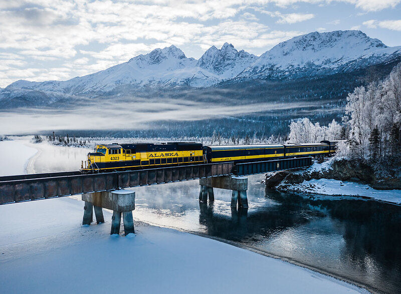Alaska Railroad, достопримечательности Анкориджа