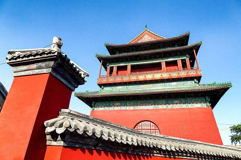 Барабанная башня, Пекин Китай доклад