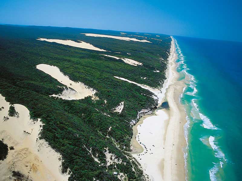 Fraser Island, Queensland, природные достопримечательности Австралии