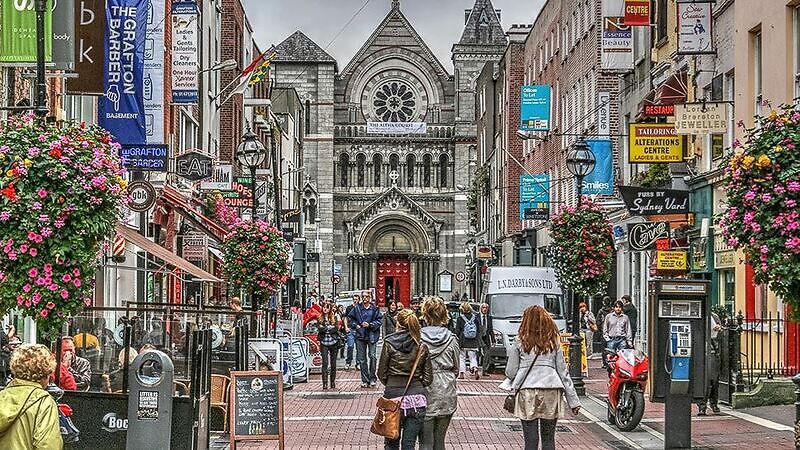 Графтон-стрит, Дублин красивые и интересные места для посещения