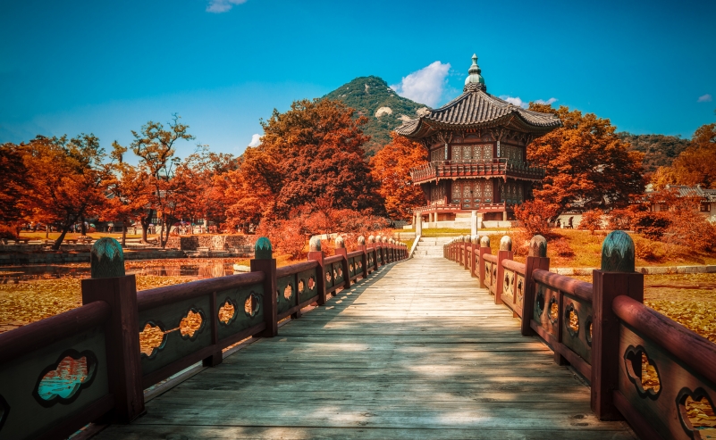 Дворец Кенбокку главная достопримечательность Южной Кореи