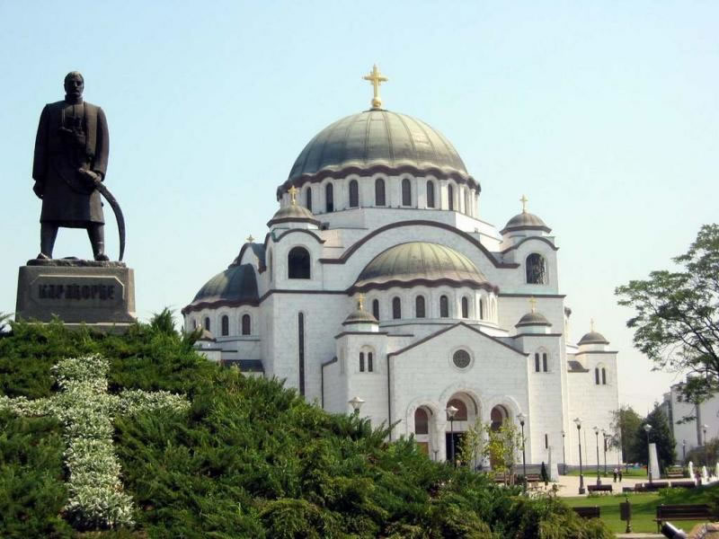 Храм Святого Саввы, исторические места Сербии