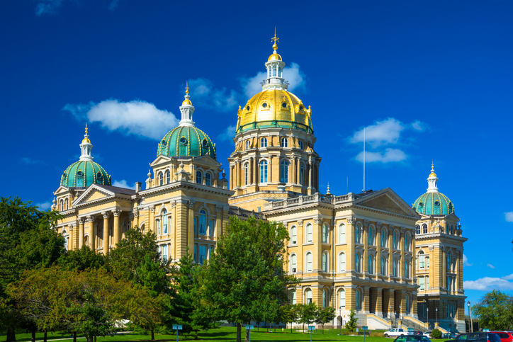 Iowa State Capitol, города штата айова