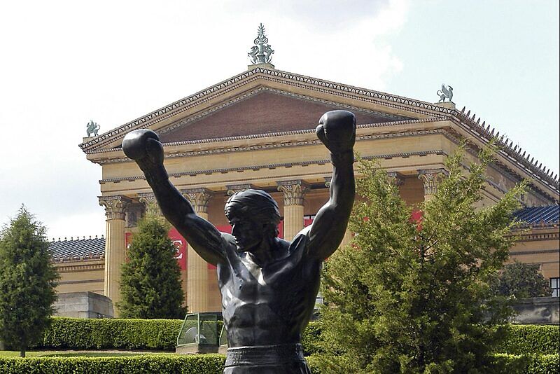 The "Rocky" Statue and Steps: Philadelphia