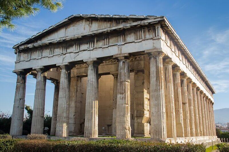 Temple of Hephaestus, доклад Афины