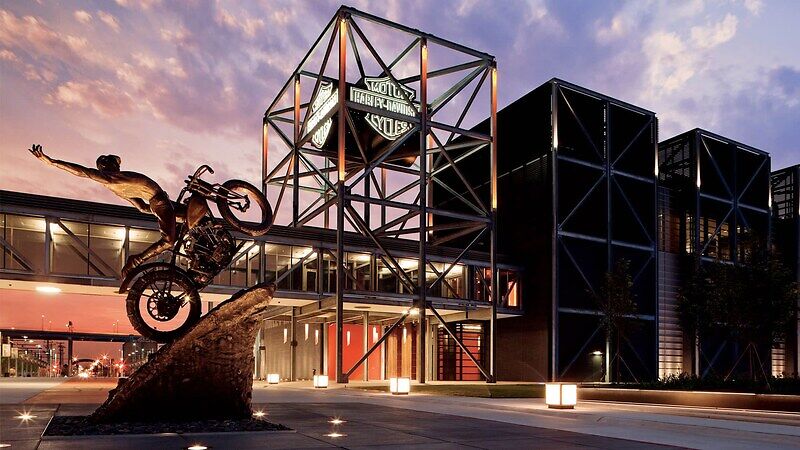the Harley-Davidson Museum