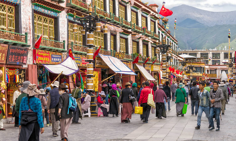улица Бархора, Тибет доклад